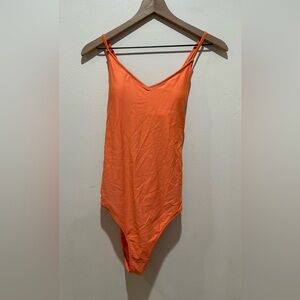 Aerie Orange One Piece Swimsuit